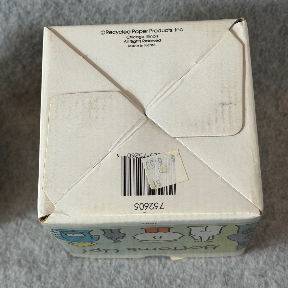 90s Vtg Recycled Paper Products Boynton Bottoms Up Animal Butts Mug Novelty Mug - Picture 7 of 7